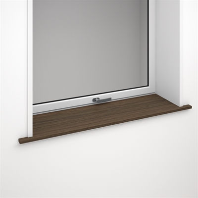 Pure Walnut lakkert SHINNOKI - Finert MDF vinduskarm